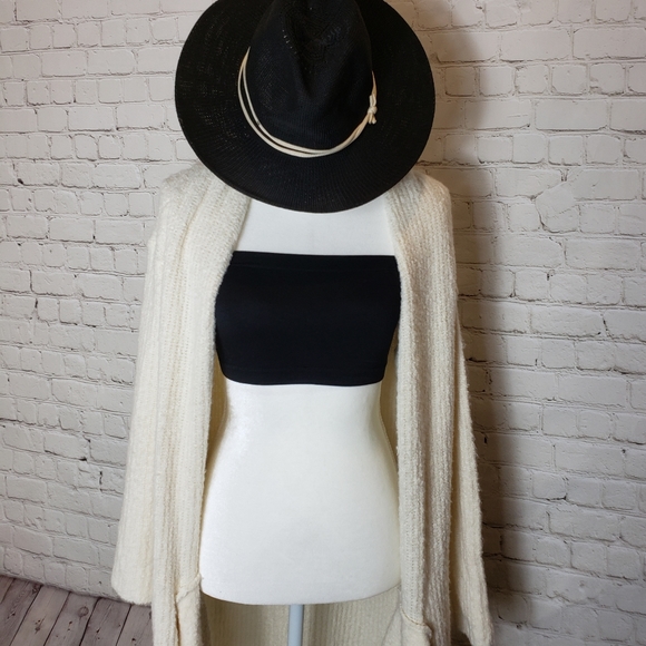 BCBGMaxAzria Sweaters - BCBGMaxAzri cream long cardigan sweater